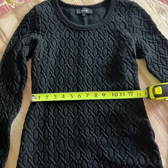 Red 23 winter sweatshirt dress - Picture 3 of 4